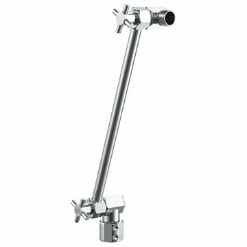 (Main Image) 12 Inch Adjustable Shower Arm Extension Pipe Raise or Lower Shower Head Height High Quality Metal Construction Chrome 12 Inch / Chrome - The Shower Head Store