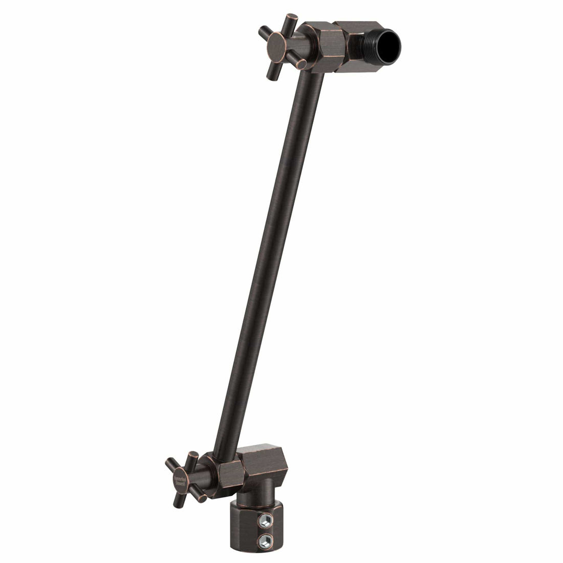 (Main Image) 12 Inch Adjustable Shower Arm Extension V3 12 Inch / Oil Rubbed Bronze - The Shower Head Store