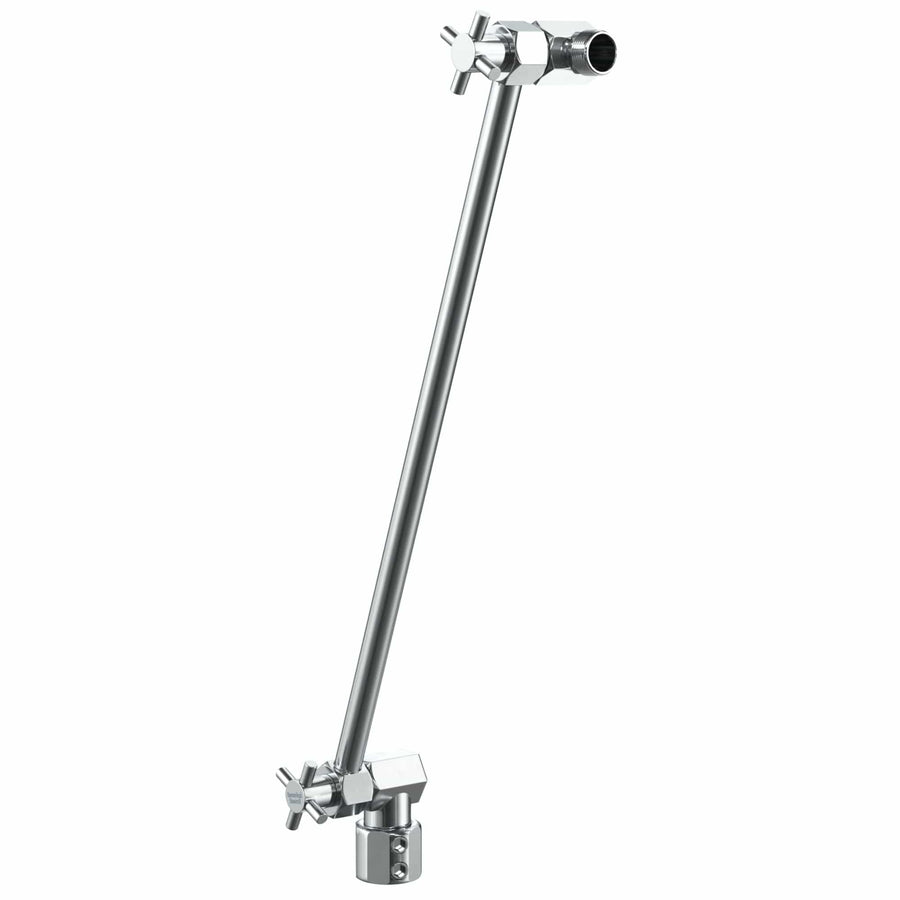 (Main Image) 16 Inch Extra Long Adjustable Shower Arm Extension Pipe Raise or Lower Shower Head Height High Quality Metal Construction Chrome 16 Inch / Chrome - The Shower Head Store