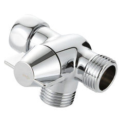 Main Image of All Metal 3-Way Shower Arm Diverter Diverter Valve For Dual Shower Heads Chrome - The Shower Head Store