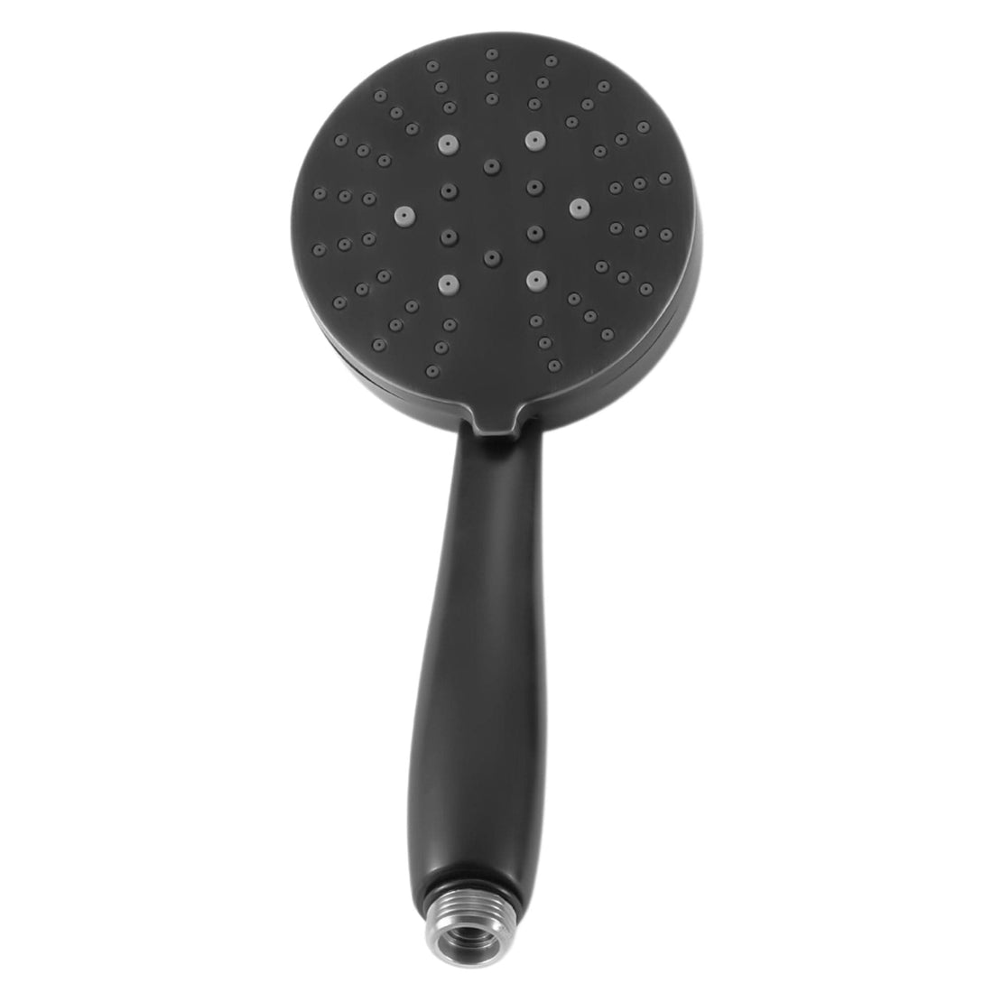 (Main Matte Black) All Metal 3 Spray Handheld Shower Head, 4 Inch Spray Wand, No Flow Restrictor Made from 304 Stainless Steel with Silicone Nozzles Works With All Hoses, Slide Bars & Wall Mount Holders - The Shower Head Store
