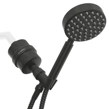 Main Image All Metal Shower Head Filter with 1-Spray Handheld Shower Head Set Matte Black / 2.5 - The Shower Head Store
