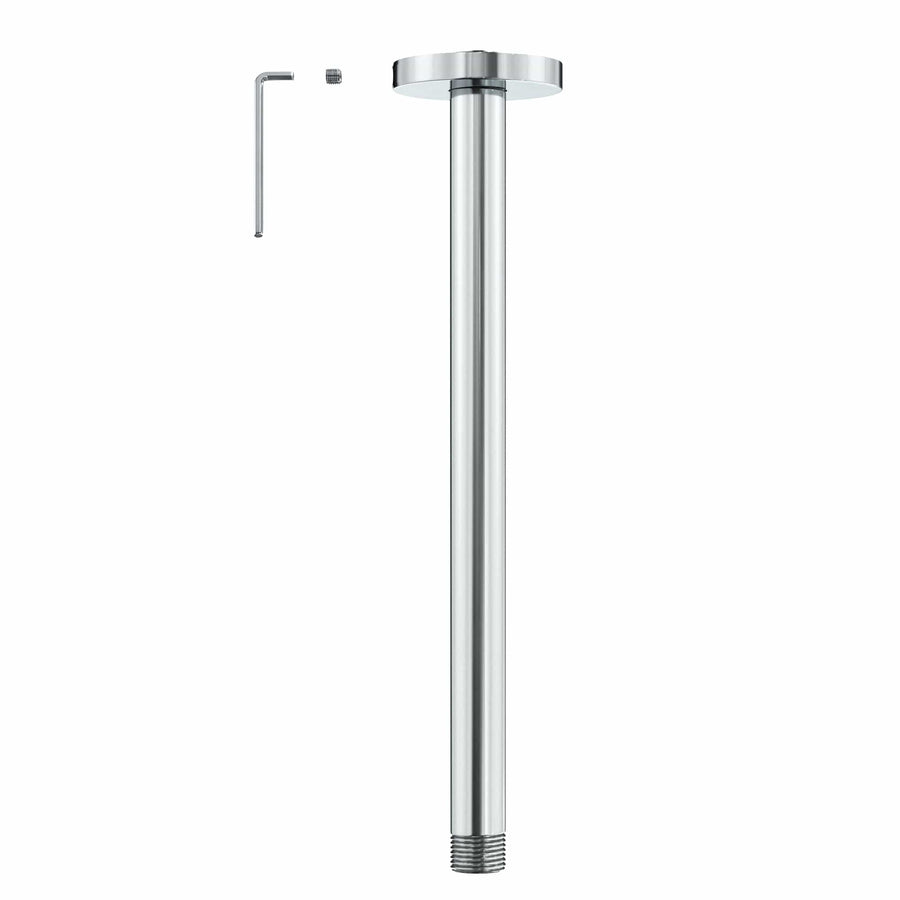 Main Image 12" Straight Shower Arm Chrome - The Shower Head Store