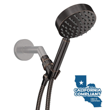 Oil Rubbed Bronze / 1.75 All Metal Handheld Shower head Set