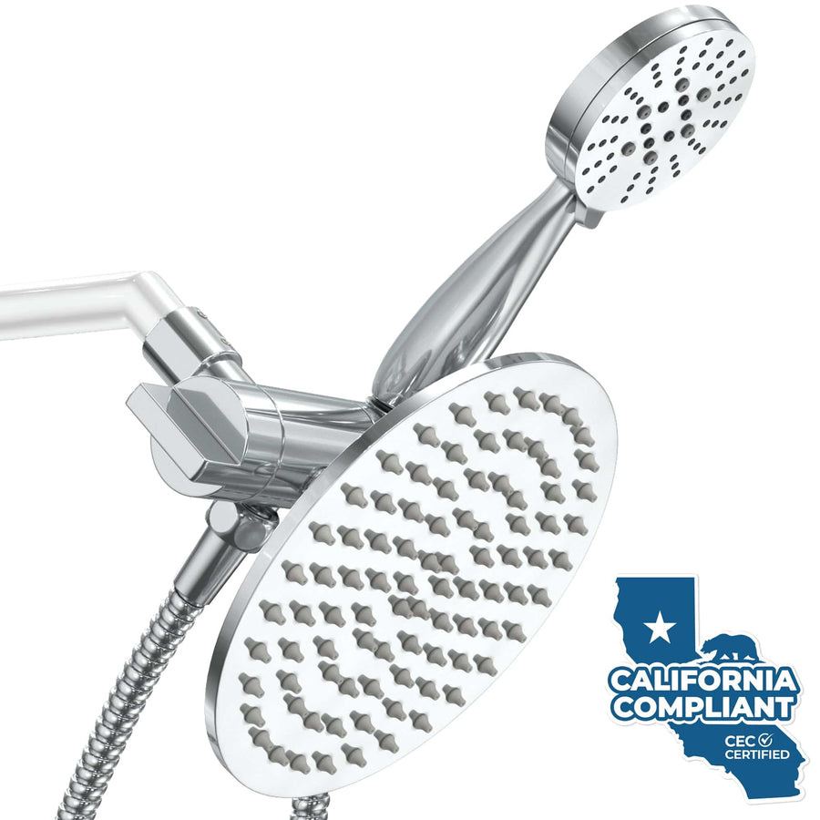 Main Image 3-Spray Dual Shower Head Chrome / 1.75 - The Shower Head Store