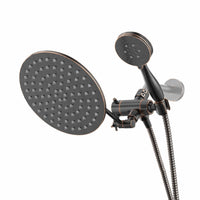 Main Image 3-Spray Dual Shower Head with Adjustable Shower Arm Oil Rubbed Bronze / 2.5 GPM - The Shower Head Store
