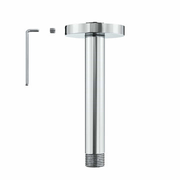 Main Image 6" Straight Shower Arm Chrome - The Shower Head Store