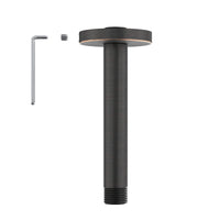 Main Image Straight Shower Arm Oil Rubbed Bronze / 6 Inch - The Shower Head Store 