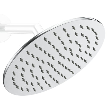 Main Image Metal 8 Inch Rain Shower Head Rainfall Showerhead Chrome - The Shower Head Store