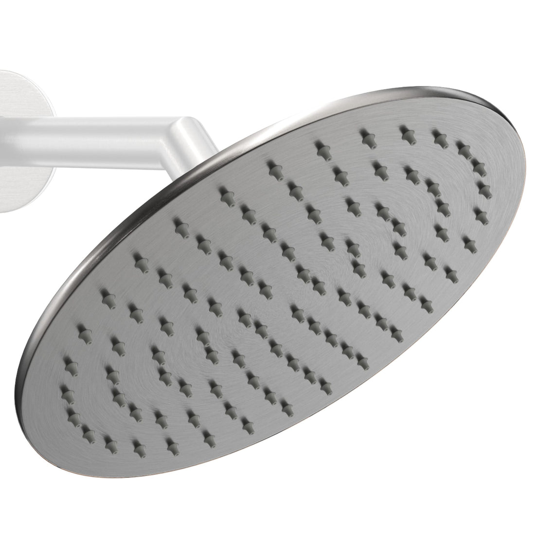Main Image 8 Inch Rain Shower Head HammerHead Gray / 2.5 GPM - The Shower Head Store