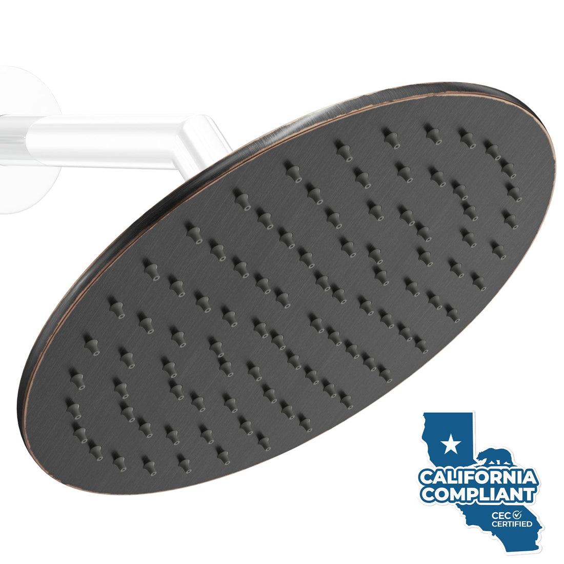 Main Image Metal 8 Inch Rain Shower Head Rainfall Showerhead Oil Rubbed Bronze - The Shower Head Store
