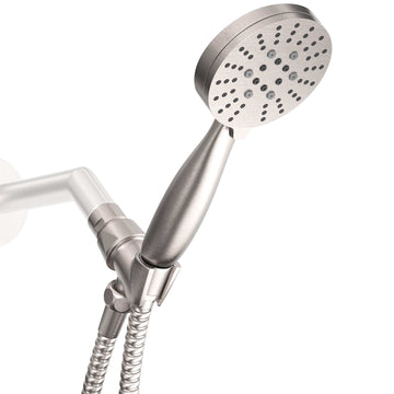 Main Image 3-Spray Handheld Shower Head Set Brushed Nickel / 2.5 - The Shower Head Store