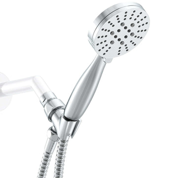 HammerHead Showers All Metal 2.5 GPM 3-Spray Hand Held Shower Head Set, 2.5 / Chrome