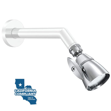 Main Image California Compliant Low Flow HammerHead Showers 2-Inch Shower Head Chrome / 1.75 - The Shower Head Store