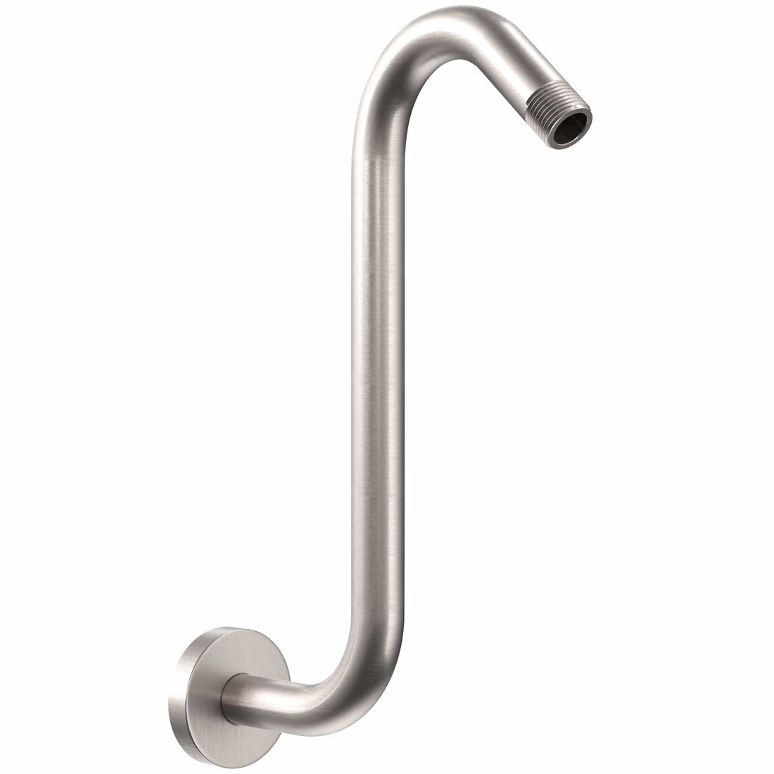 Main Image S-style Shower Arm Brushed Nickel - The Shower Head Store