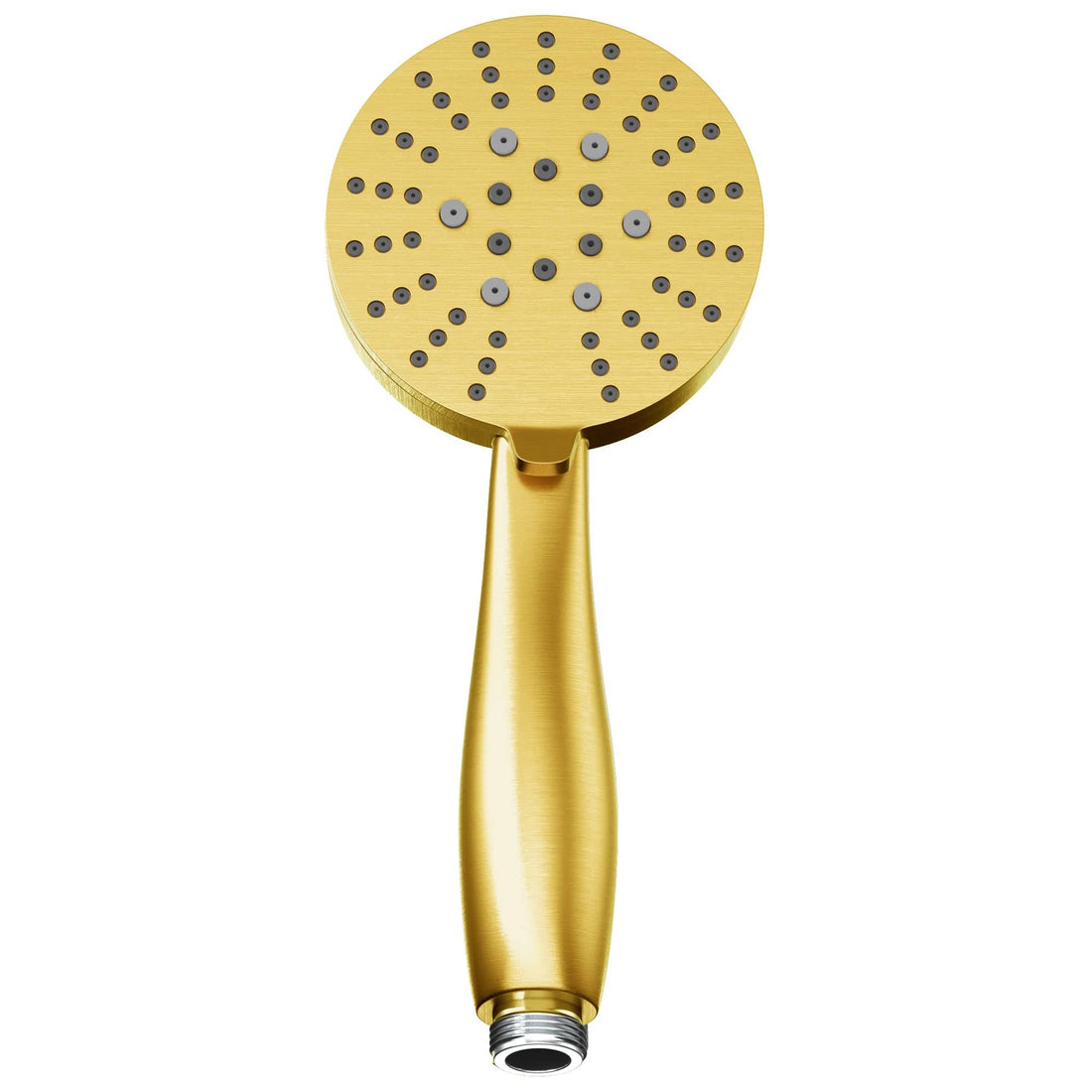 Main Image All Metal 3-Spray Handheld Shower Head, Handshower Only Brushed Gold / 2.5 GPM - The Shower Head Store