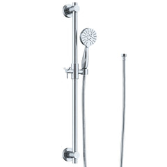 Main Image Slide Bar with 3-Spray Hand Held Shower Head & Hose Chrome / 2.5 - The Shower Head Store
