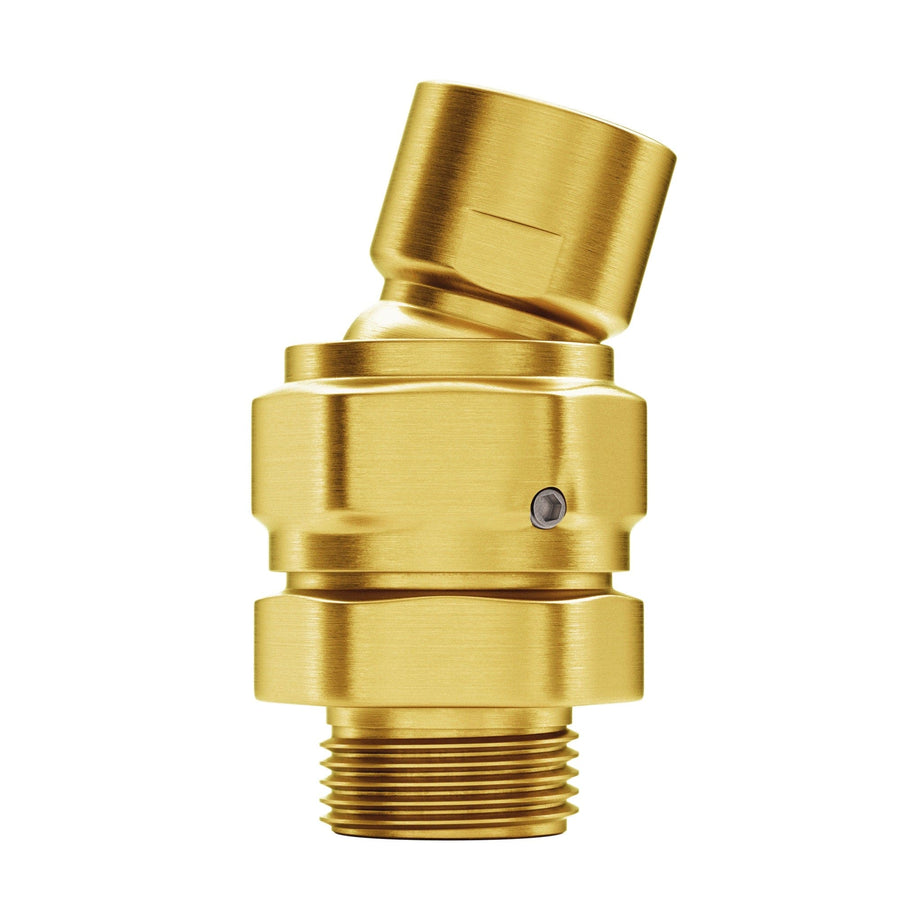Main Image Shower Head Swivel Adapter To Adjust Showerhead Angle Brushed Gold