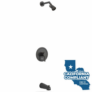 Main Image 2 Inch High Pressure Shower Head Set with Tub Spout and Valve and Trim Oil Rubbed Bronze / 1.75 - The Shower Head Store