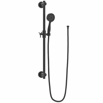 Main Image Slide Bar with 3-Spray Hand Held Shower Head & Hose Matte Black  / 2.5 - The Shower Head Store