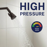 High Pressure All Metal 2-Inch High Pressure Shower Head Set - Complete Shower System with Valve and Trim Oil Rubbed Bronze / 2.5 GPM Oil Rubbed Bronze / 1.75 GPM - The Shower Head Store