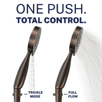 Features Trickle Valve Installed to Handheld Shower Head Oil Rubbed Bronze - The Shower Head Store