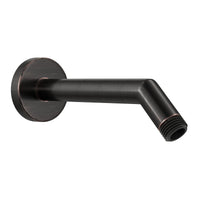 Oil Rubbed Bronze - All Metal 7 Inch Shower Arm and Flange with Set Screw | Wall Elbow Pipe and Cover Plate | Universal Replacement Part for Showerheads - The Shower Head Store