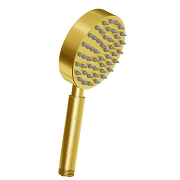 Main Image All Metal 1-Spray Handshower Brushed Gold / 2.5 GPM - The Shower Head Store