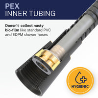 Inner Tubing HammerHead Showers 72-Inch Shower Hose Main Image Matte Black - The Shower Head Store