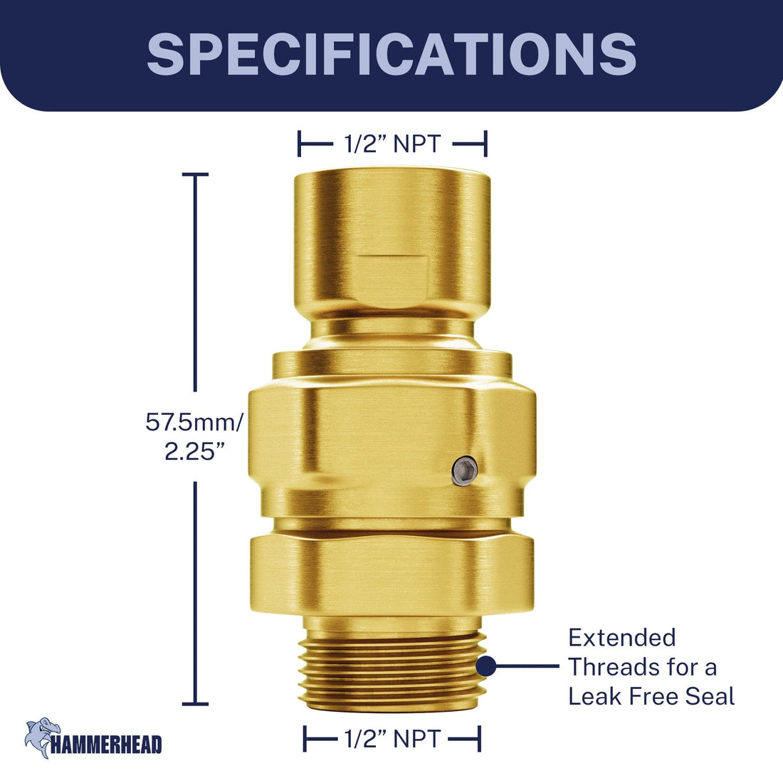 Dimensions Shower Head Swivel Adapter To Adjust Showerhead Angle Brushed Gold