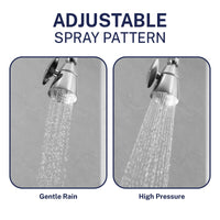 Adjustable Spray Pattern HammerHead Showers 2-Inch Shower Head Brushed Gold / 2.5 GPM Brushed Gold / 1.75 GPM - The Shower Head Store