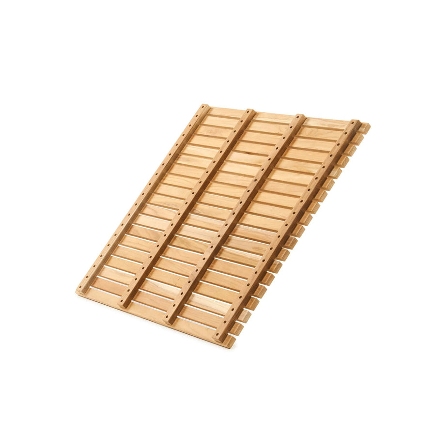 Back Side Teak Bath Mat / 26" - The Shower Head Store