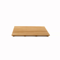Top View Teak Bath Mat / 26" - The Shower Head Store