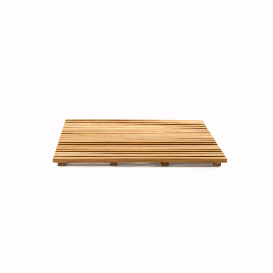 Top View Teak Bath Mat / 26" - The Shower Head Store