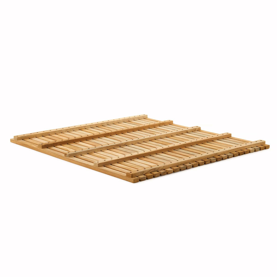 Back Teak Bath Mat / 32" - The Shower Head Store