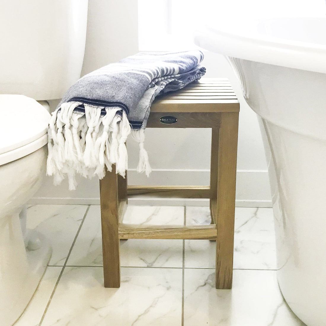 Lifestyle Shower Bench / Sun 12" - The Shower Head Store
