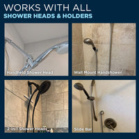 Universal 72 Inch Hose Works with All Shower Heads and Holders - ALL METAL Shower Hose Attachment for Shower Head Oil Rubbed Bronze - The Shower Head Store