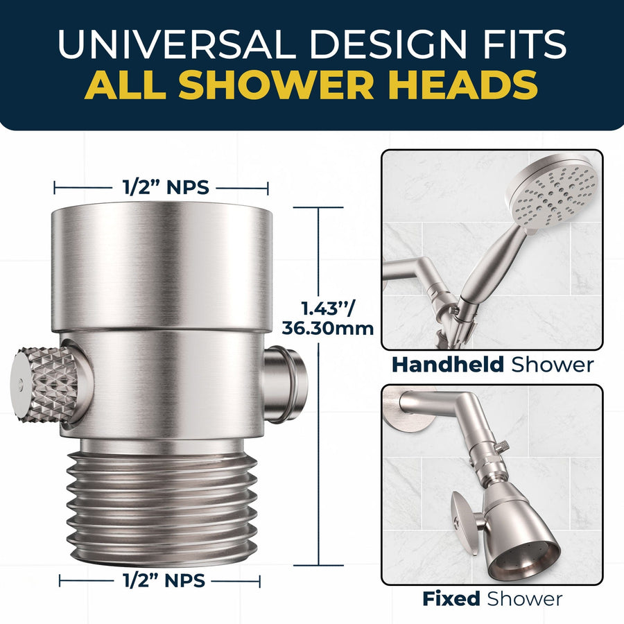 Universal Design Trickle Valve Brushed Nickel  - The Shower Head Store