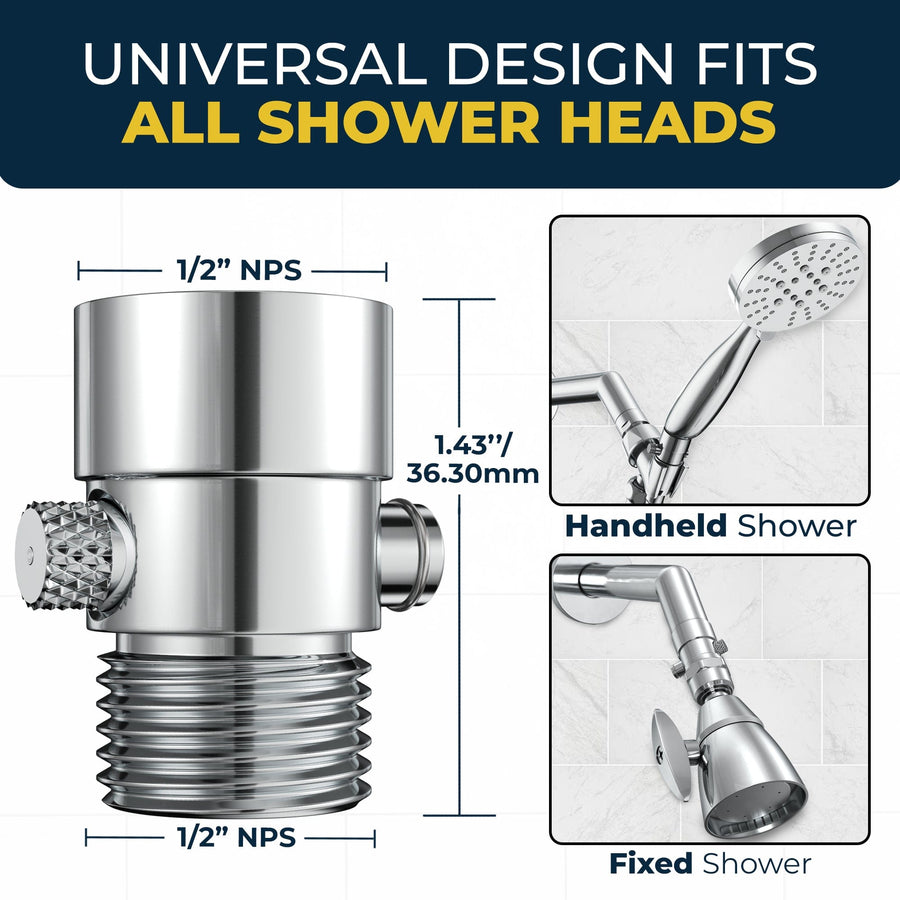 Universal Design Trickle Valve Chrome - The Shower Head Store