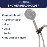 Universal Holder Handheld Shower Head Holder Oil Rubbed Bronze - The Shower Head Store