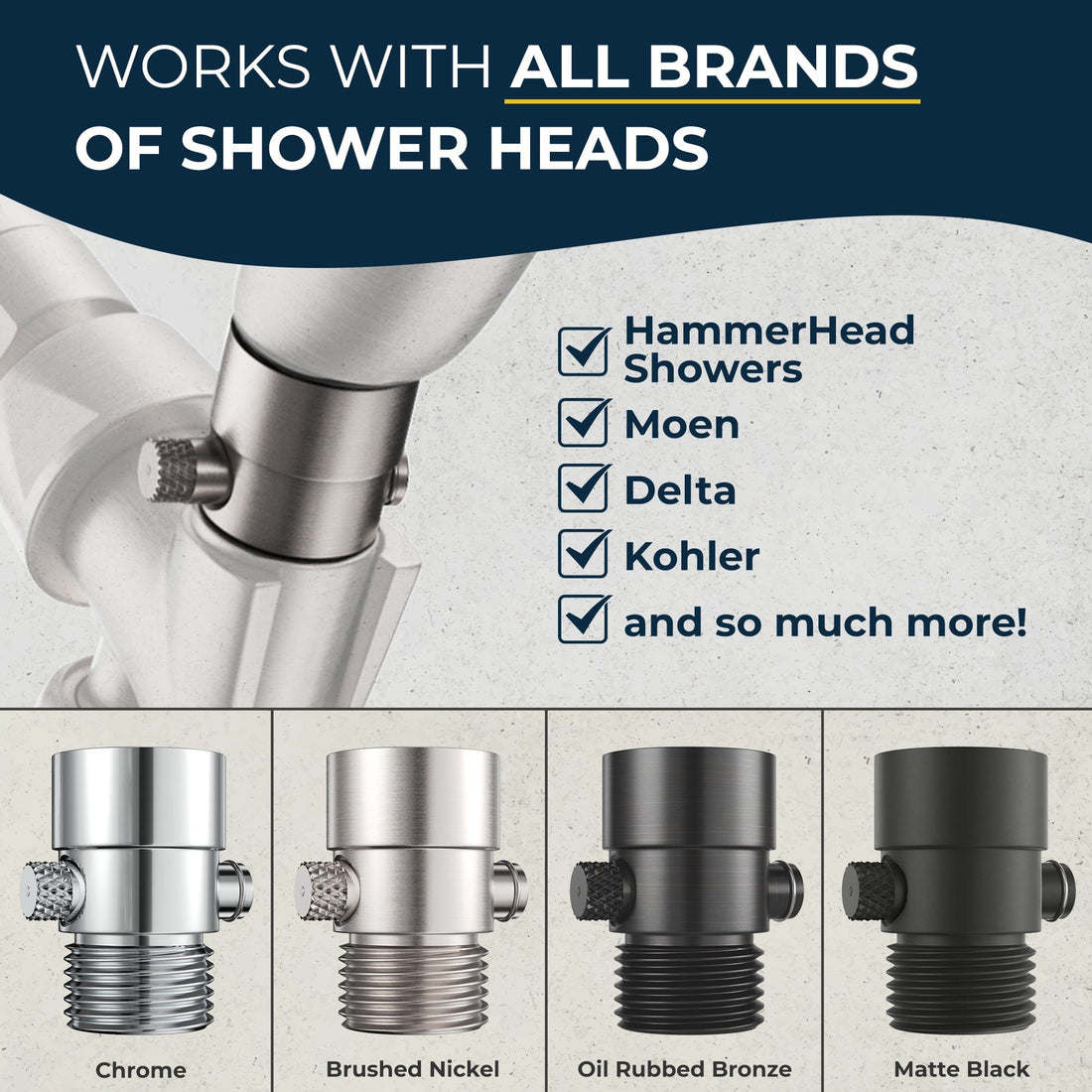 Variation Trickle Valve Brushed Nickel  - The Shower Head Store