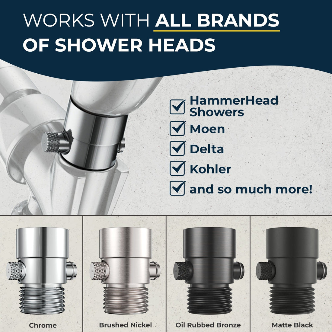 Variation Trickle Valve Chrome  - The Shower Head Store