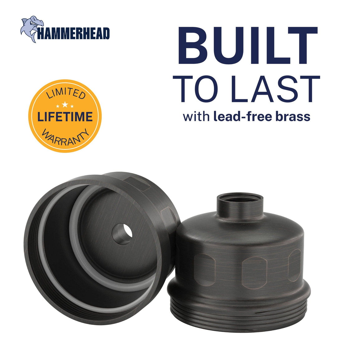 Built to Last Shower Head Fillter Oil Rubbed Bronze  - The Shower Head 
