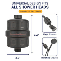 Compatibility Shower Head Fillter Oil Rubbed Bronze  - The Shower Head 