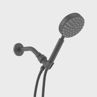 All Metal Handheld Shower head Set Matte Black / 2.5 - 2.5 GPM - The Shower Head Store