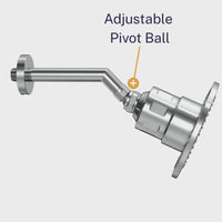 Adjustable Pivot Ball Angle on Gillian Filtered Shower Head