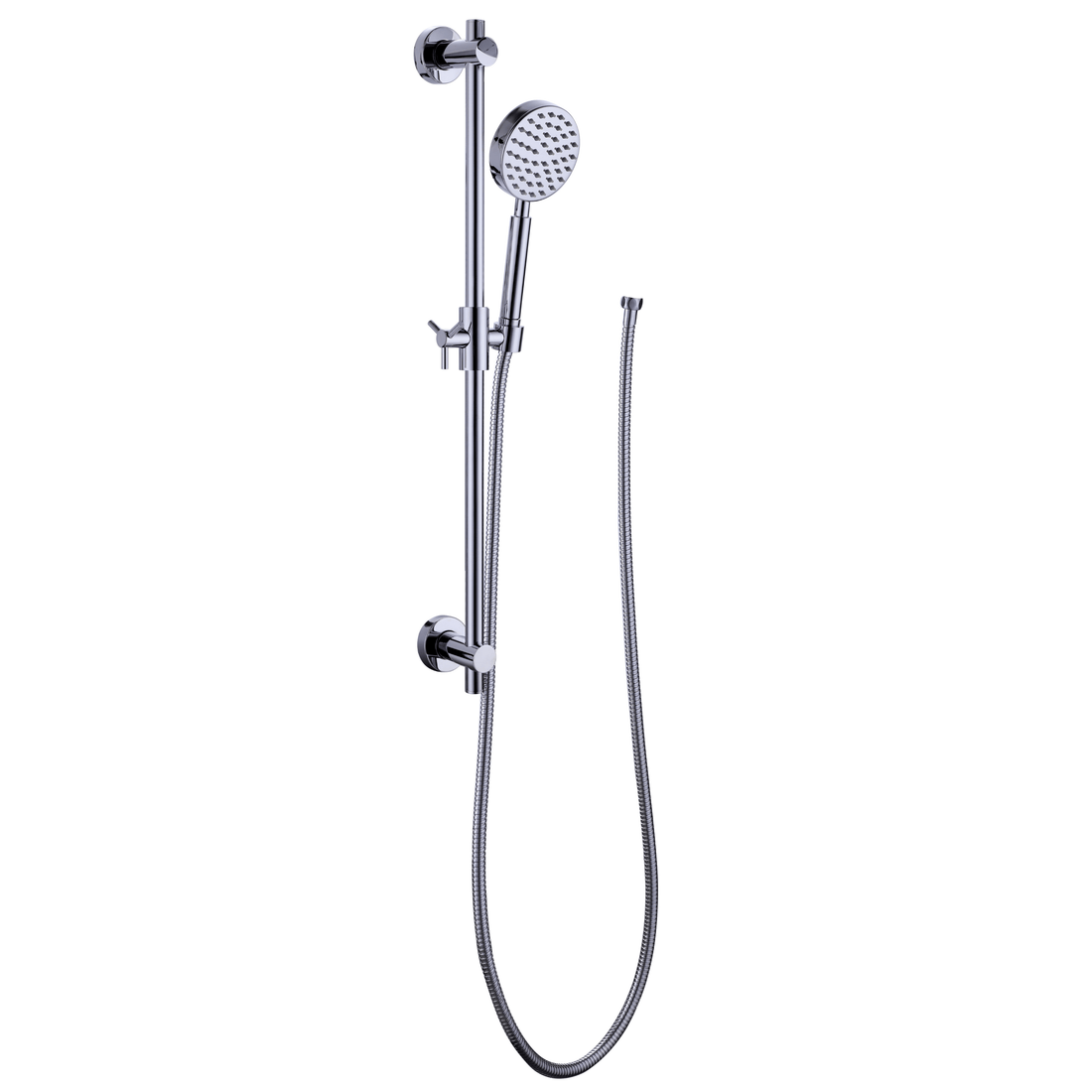 Wall-Mount Slide Bar with Handheld Shower Head Hand Shower Hose Holder  Touch-Clean Sprayer Matte Black - Bed Bath & Beyond - 35568442