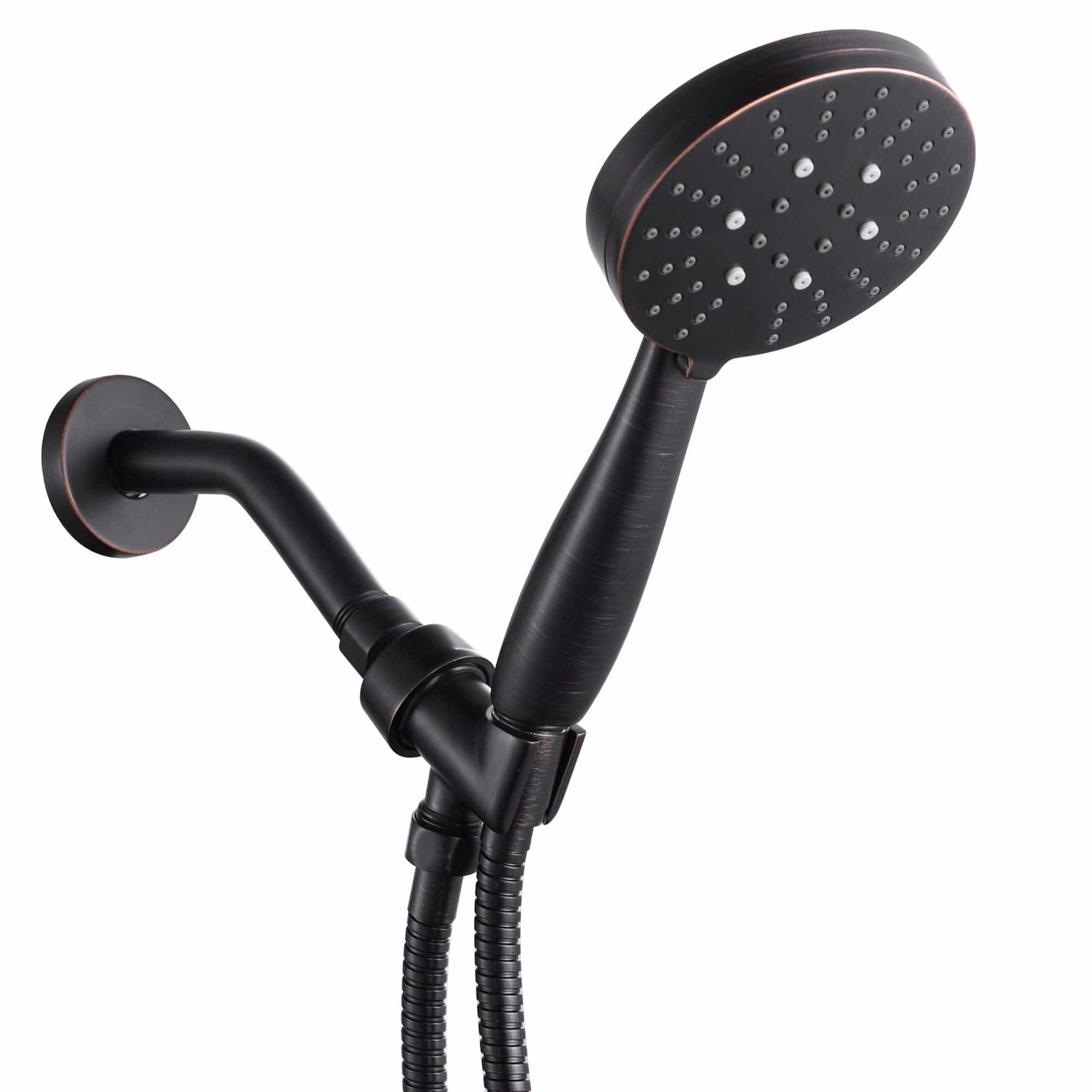 All Metal 3Spray Hand Held Shower Head with Hose, Set, 2.5 GPM The