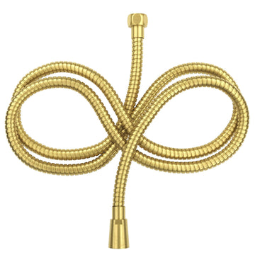 Main Image - ALL METAL Shower Hose Attachment for Shower Head – BRUSHED GOLD Brushed Gold - The Shower Head Store