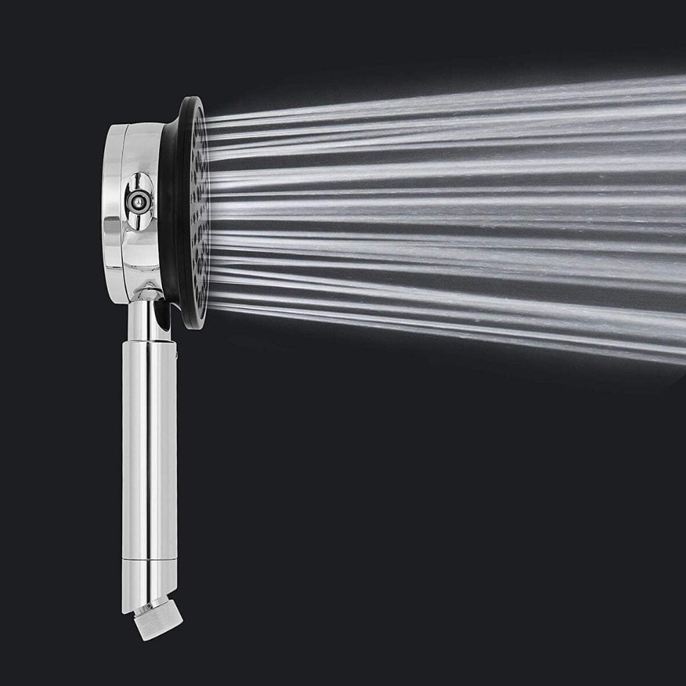 NEMO Rainfall Spray Best High Pressure Hand Held Shower Head Chrome - The Shower Head Store